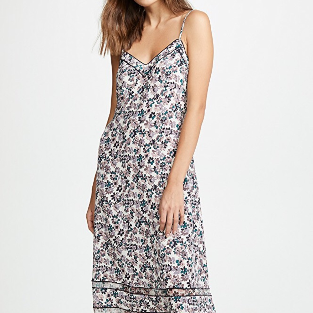 Rag & Bone “Ilona” floral slip dress